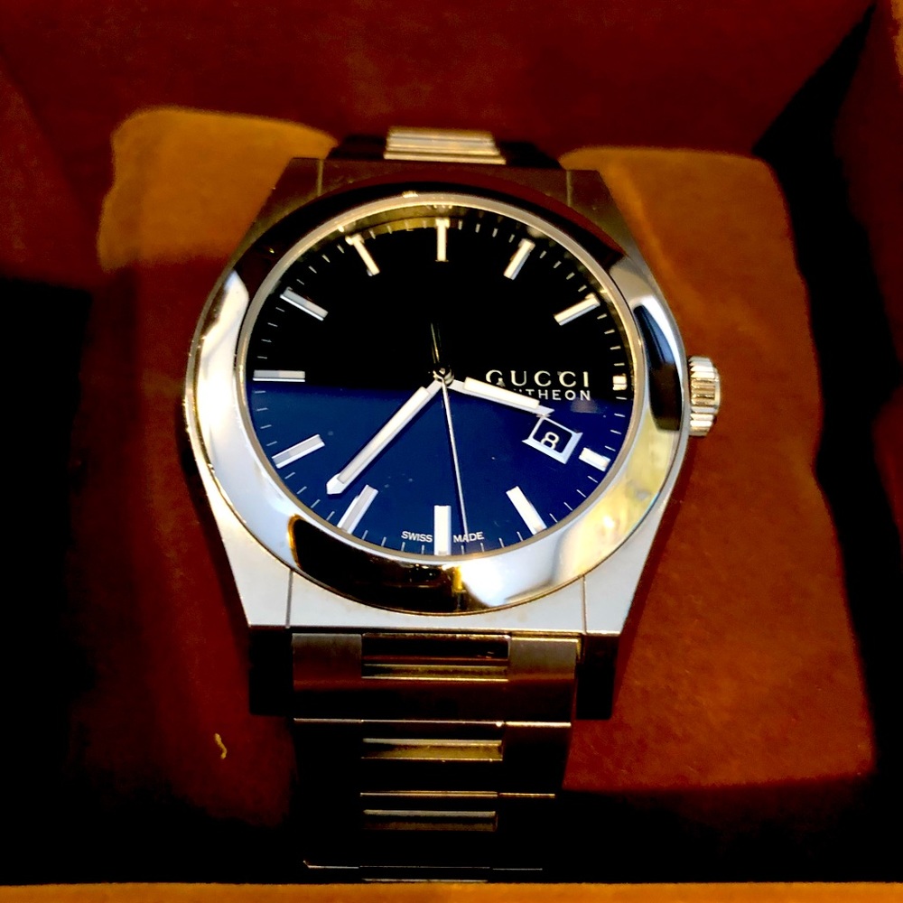 Gucci Pantheon Blue Dial Brand New